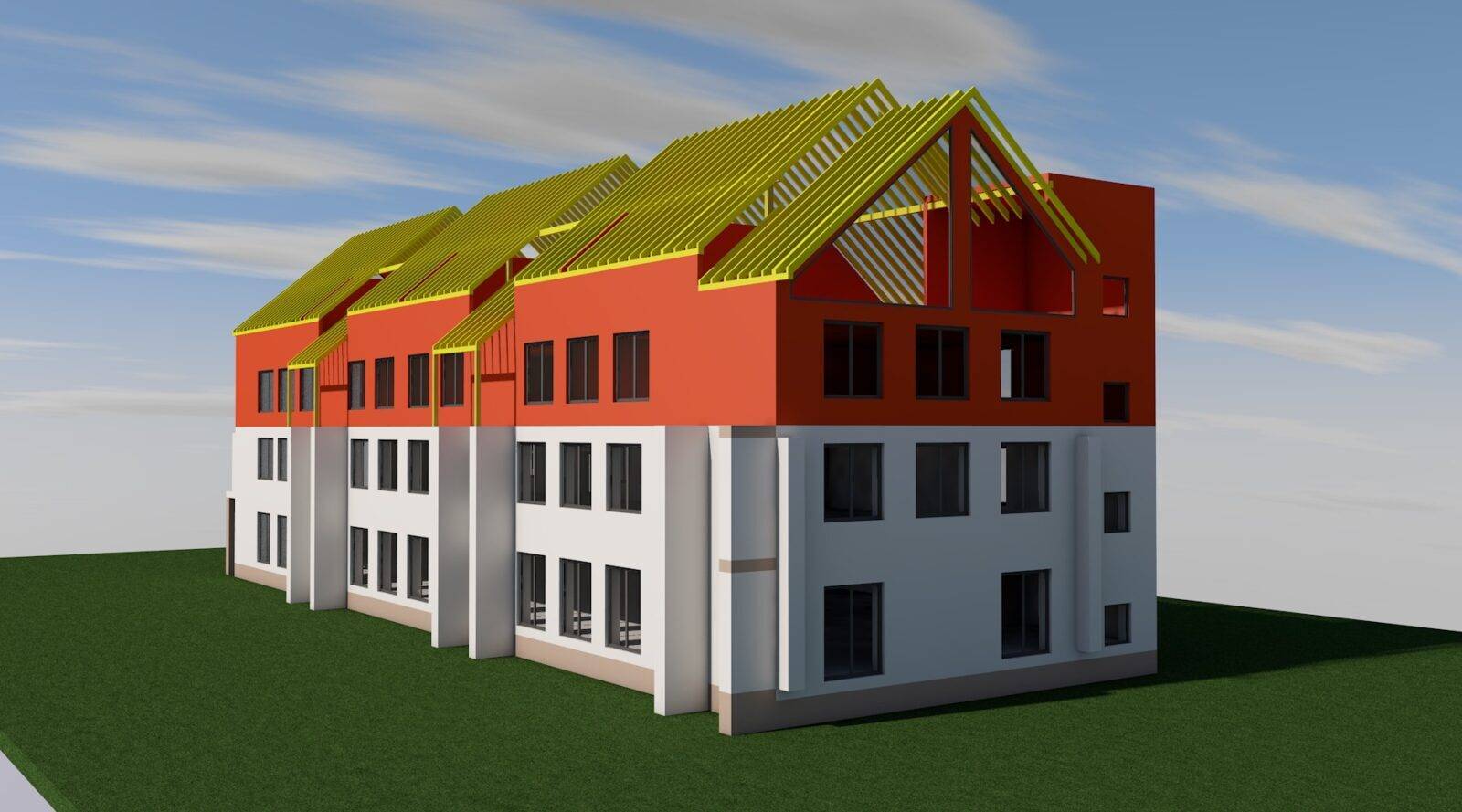 Надбудова над адміністративною будівлею, 1200 кв.м.