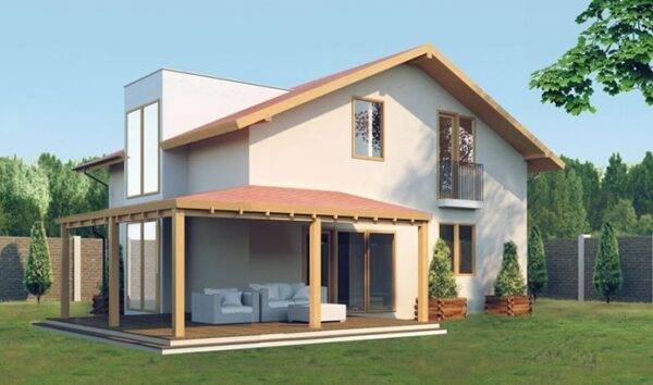 SIP-panel house, Boyarka, 138 sq.m.