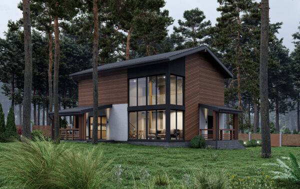 Будинок з SIP панелей, 147 кв.м.