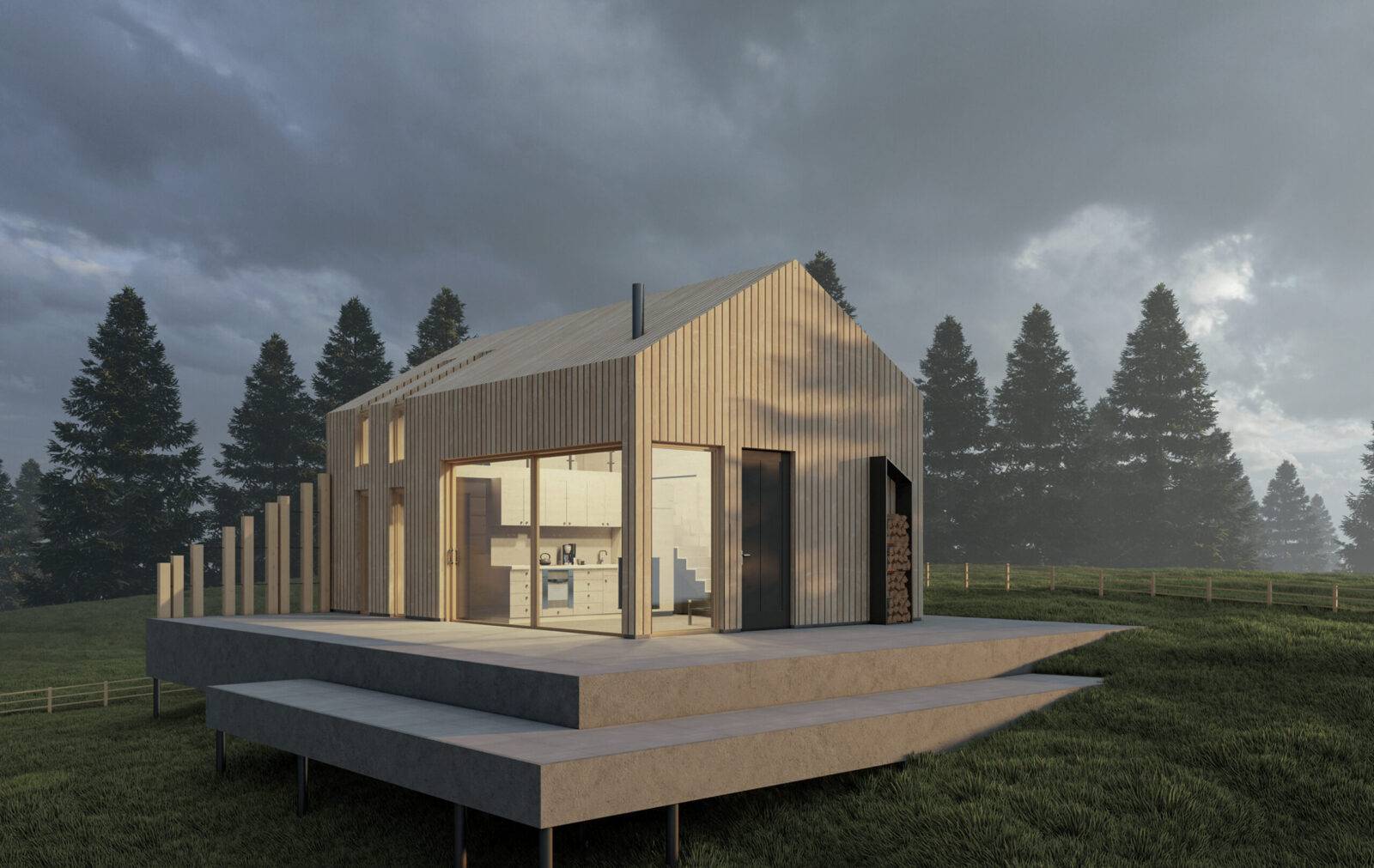 Будинок з SIP панелей 53 кв.м.