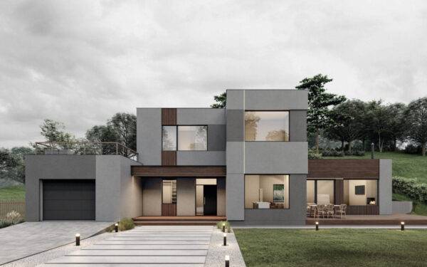 Будинок з SIP панелей, 240 кв.м.