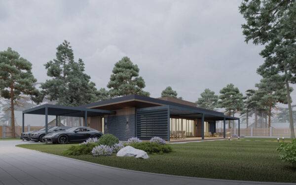 Будинок з SIP панелей, 170 кв.м.