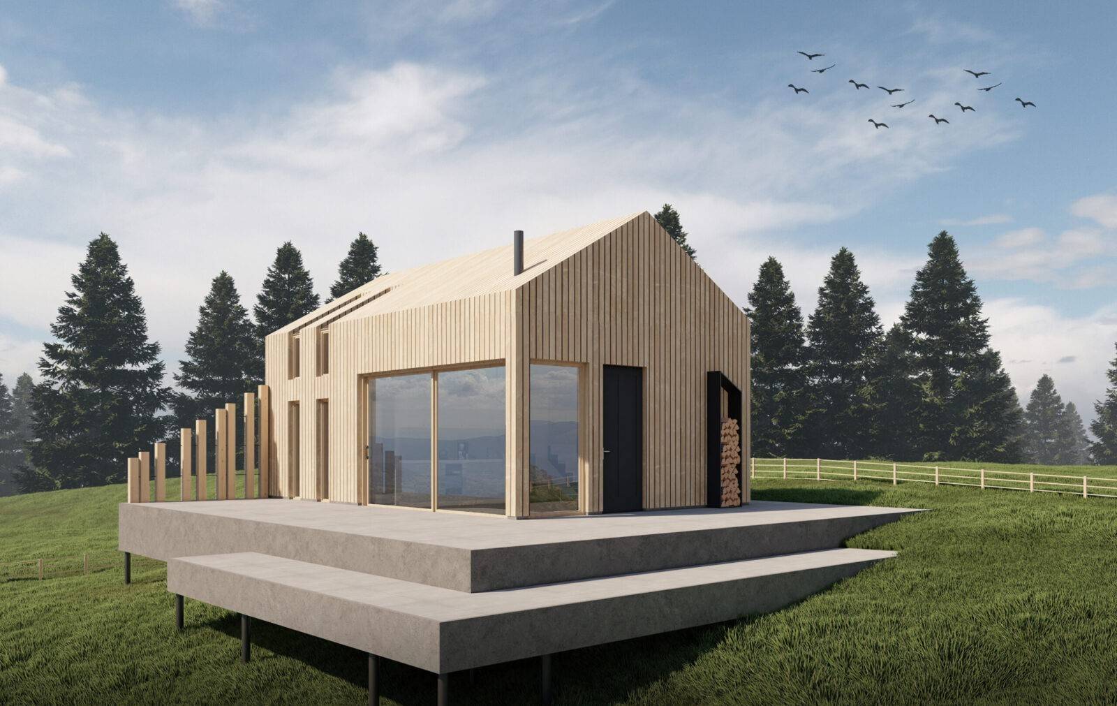 Будинок з SIP панелей 53 кв.м.