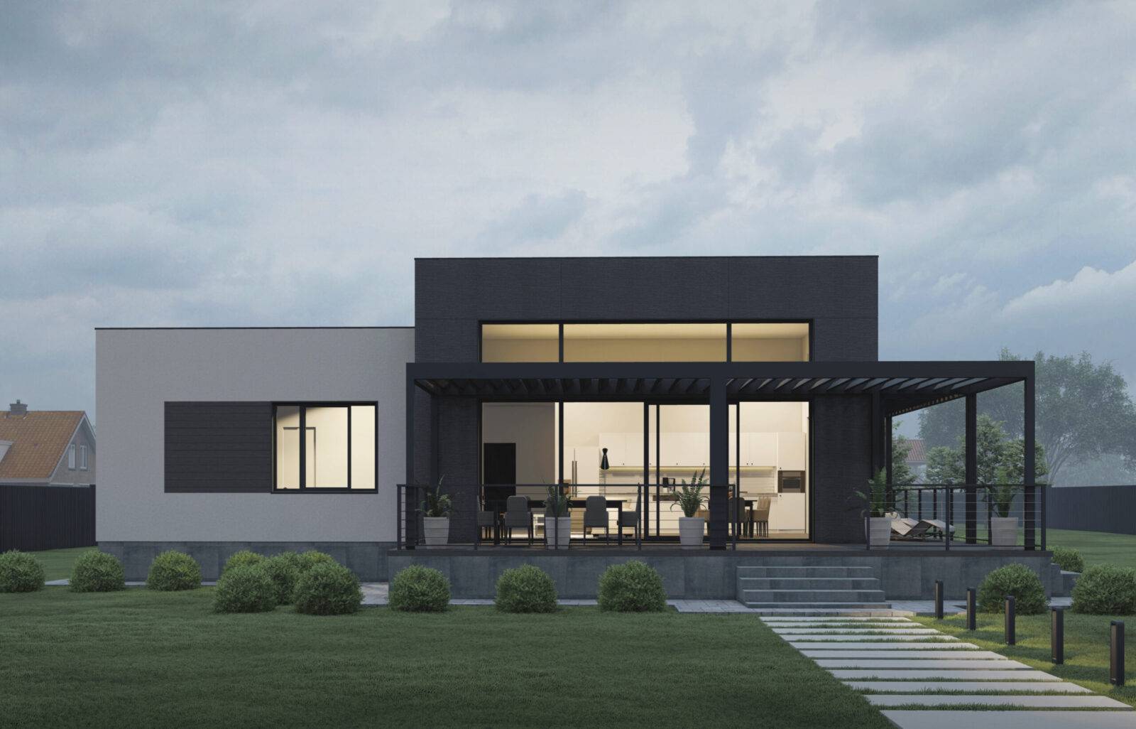 Будинок з SIP панелей, 184 кв.м.