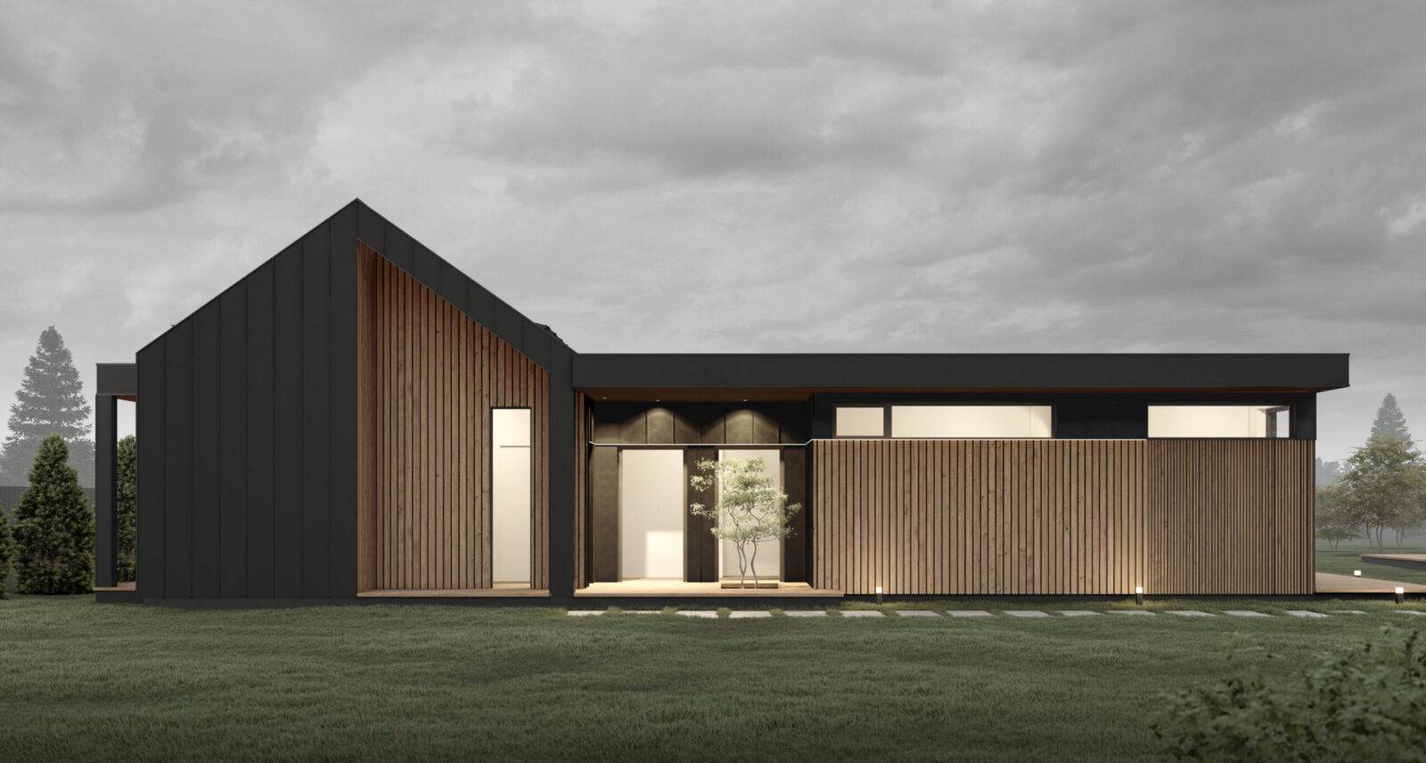 Будинок з SIP панелей, 219 кв.м.