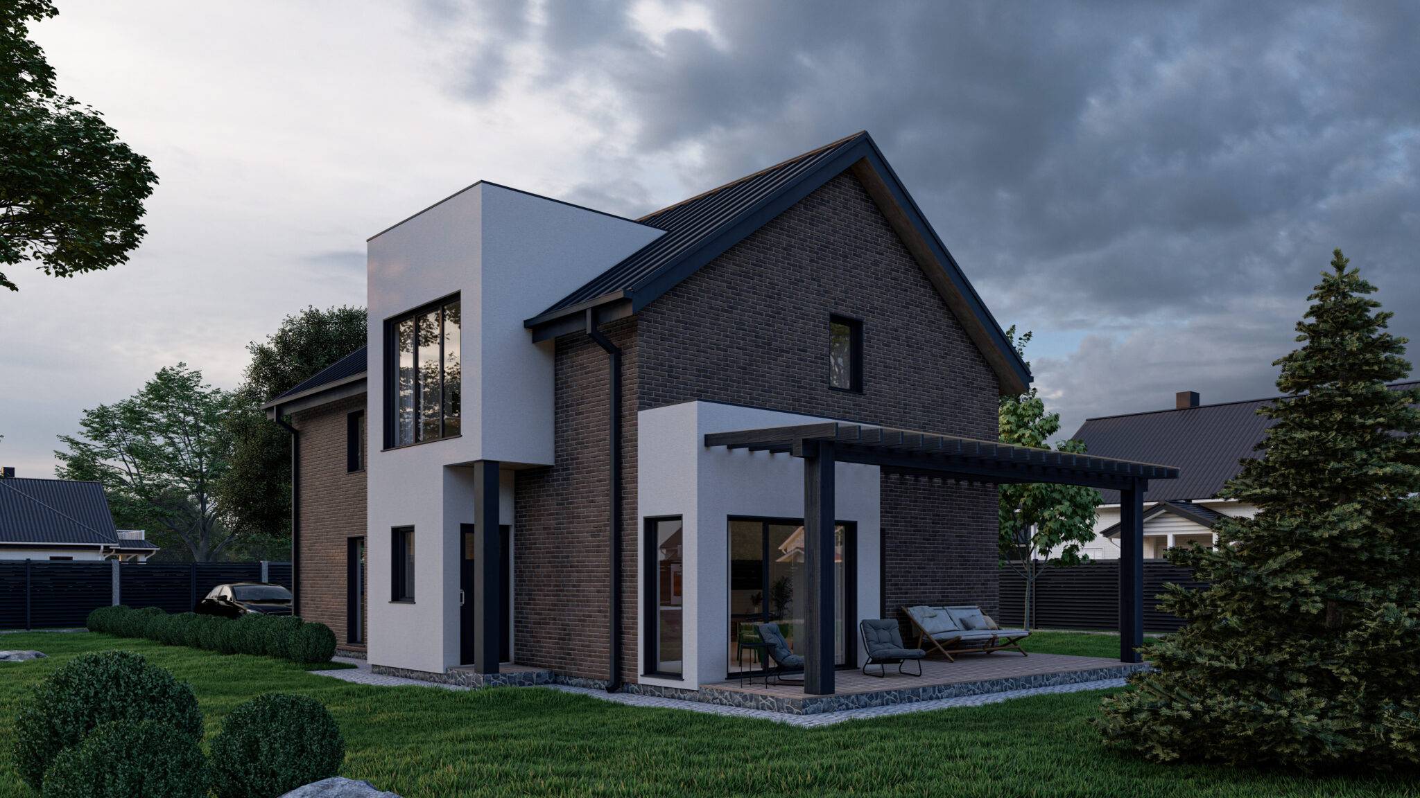 Будинок з SIP-панелей, 169 кв.м.