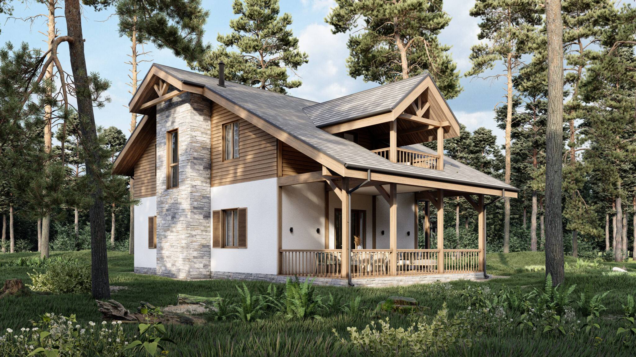 Будинок з SIP-панелей, 151 кв.м.