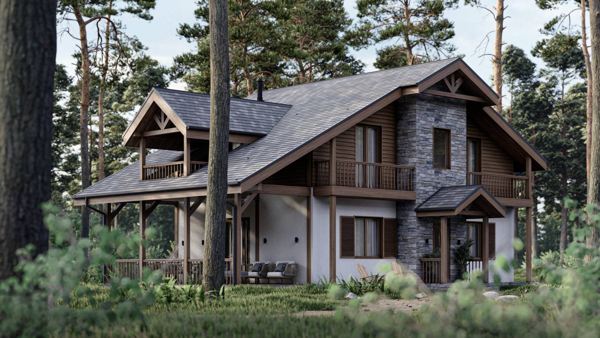 Будинок з SIP-панелей, 151 кв.м.