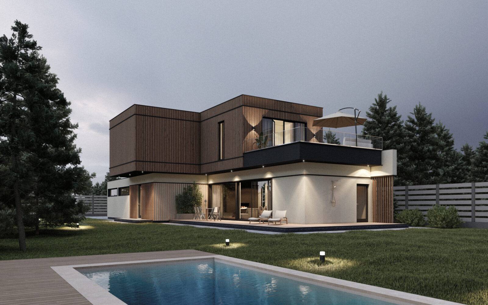 Будинок із SIP-панелей 213 кв.м.