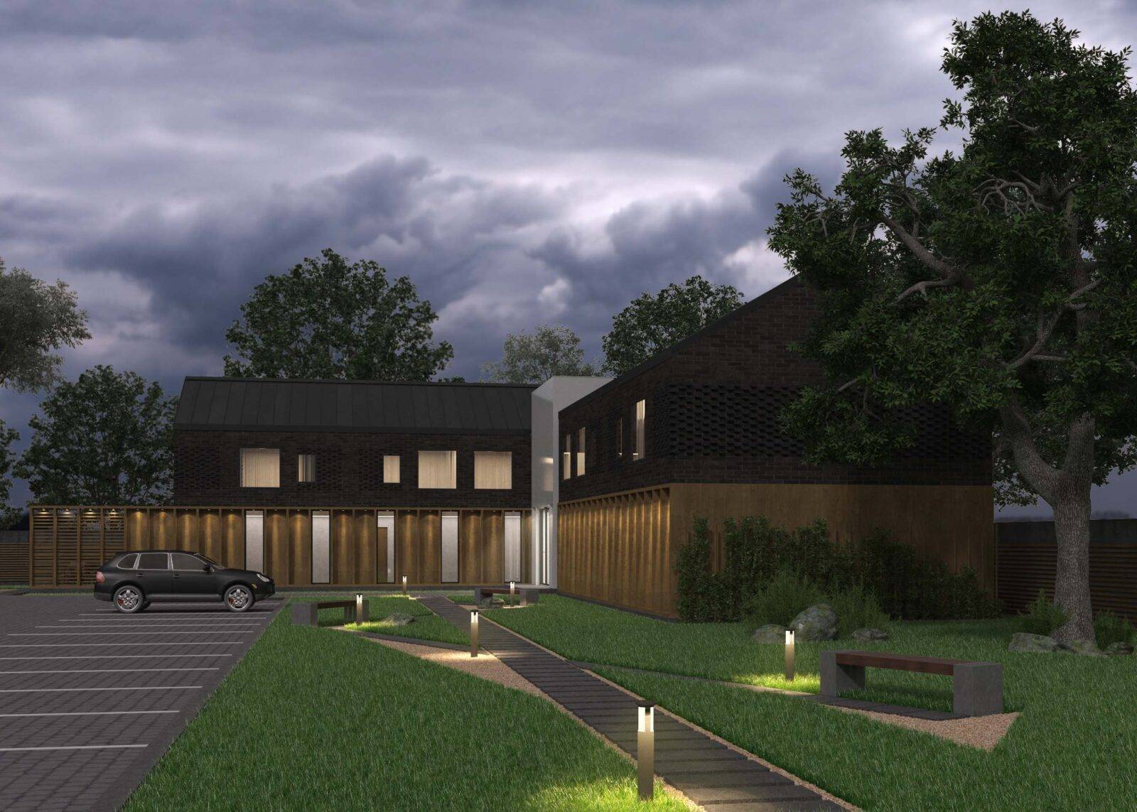 Готель з SIP панелей, 500 кв.м.