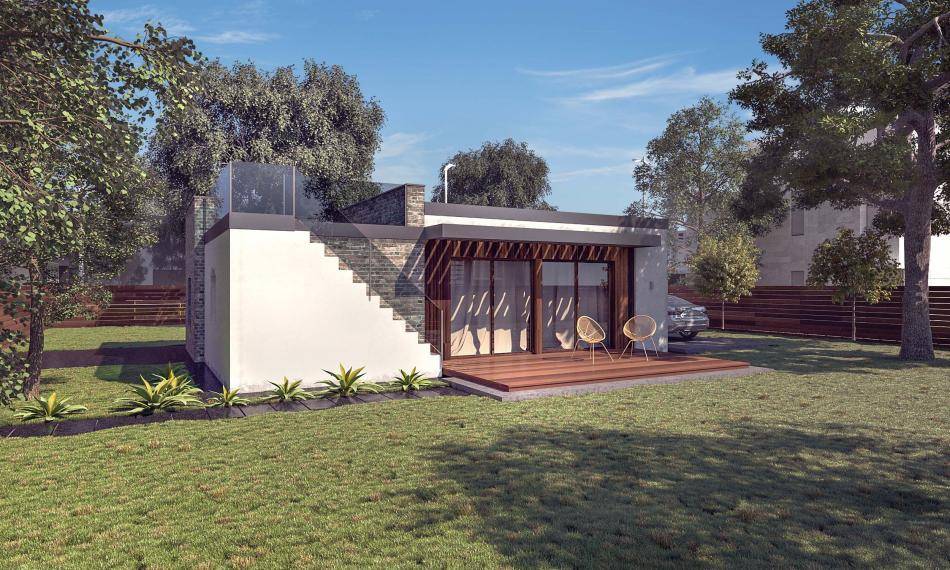 A house made of SIP panels, 56 sq.m.