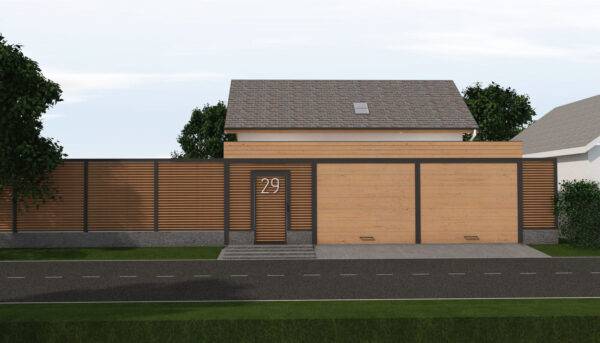 Project of a house made of SIP panels, 92 sq.m.