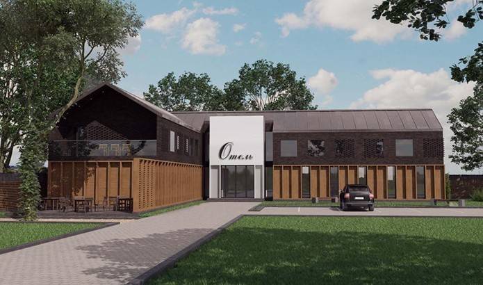 Готель з SIP панелей, 500 кв.м.