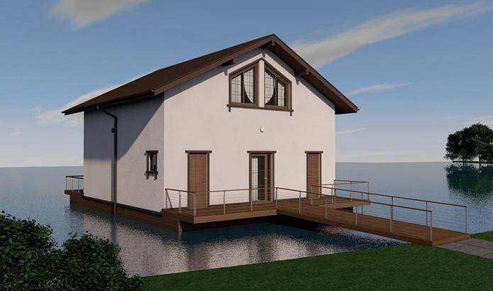 Будинок на воді, 133 кв.м.