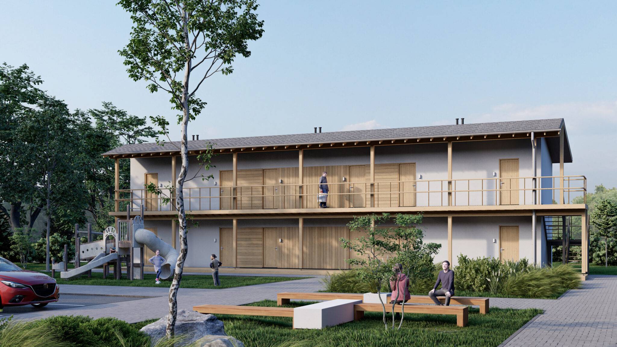 Міні-готель з SIP-панелей, 155 кв.м.