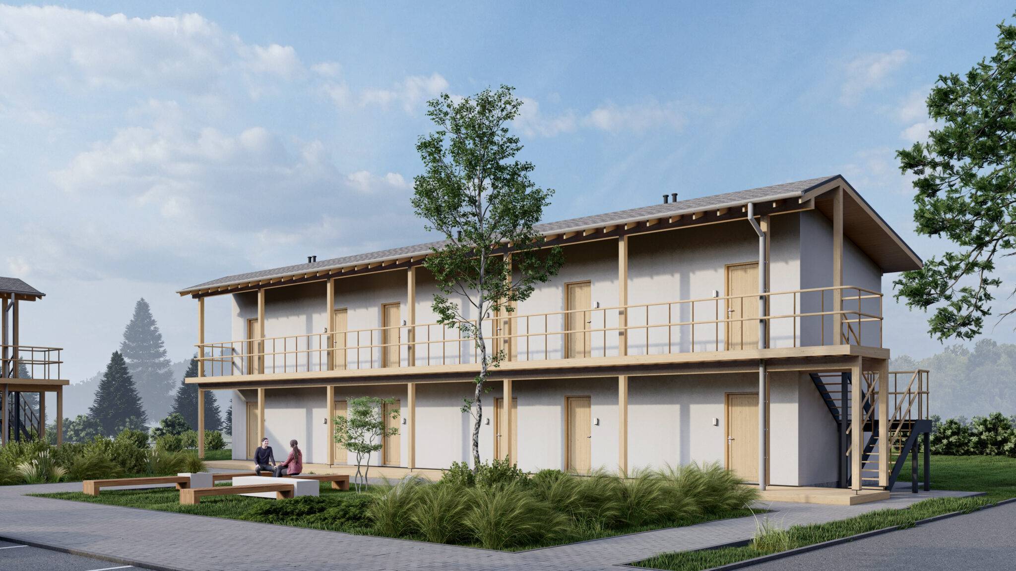 Міні-готель з SIP-панелей, 155 кв.м.