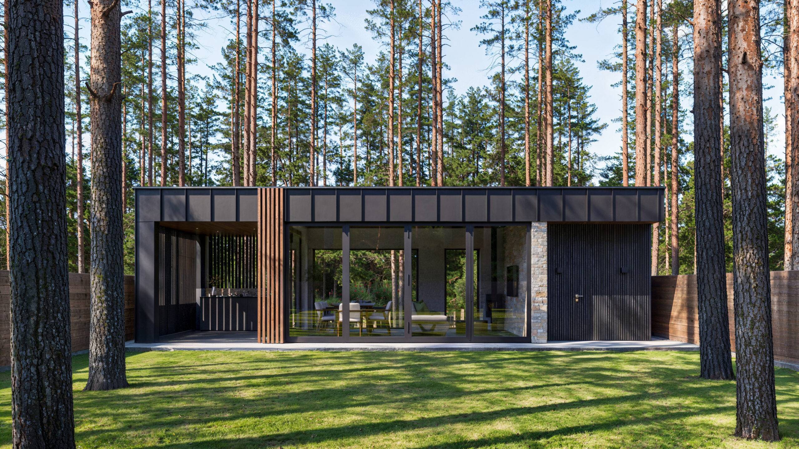 Comfortable house for a resort complex made of SIP panels, 39 sq.m.