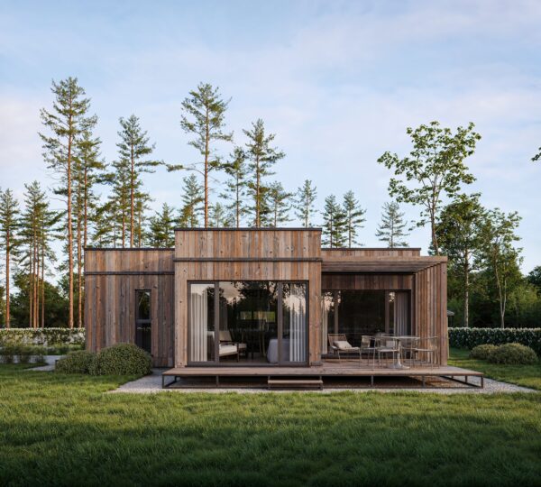 Basic modular home for starters, 63.96 m²