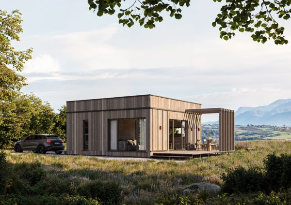 Energy-efficient modular house, 36,72 м²